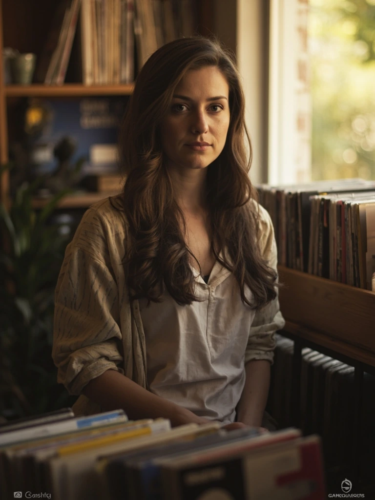 Photograph of Indies Editor Pia Halvorsen in her studio
